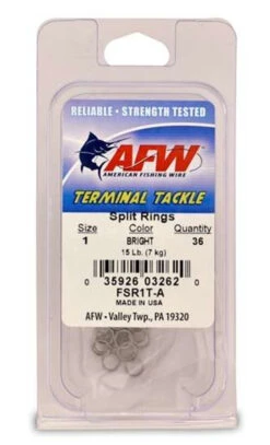 American Fishing Wire SS Split Rings -Fishing Gear Store american fishing wire ss split rings 40907.1651171813