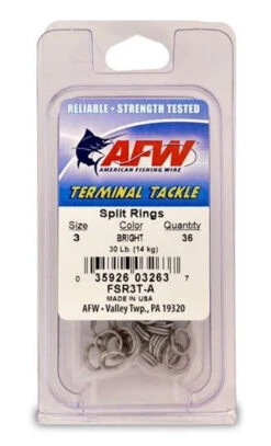 American Fishing Wire SS Split Rings -Fishing Gear Store american fishing wire ss split rings 48630.1651171813