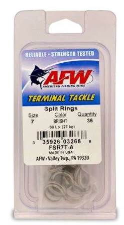 American Fishing Wire SS Split Rings -Fishing Gear Store american fishing wire ss split rings 49227.1651171813