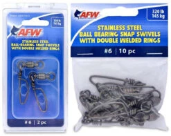 American Fishing Wire Stainless Steel Ball Bearing Snap Swivels -Fishing Gear Store american fishing wire stainless steel ball bearing snap swivels 31570.1651171815