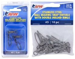 American Fishing Wire Stainless Steel Ball Bearing Snap Swivels -Fishing Gear Store american fishing wire stainless steel ball bearing snap swivels 87583.1651171815