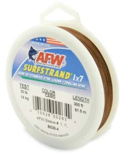 American Fishing Wire Surfstrand 1x7 Stainless Steel Leader Wire