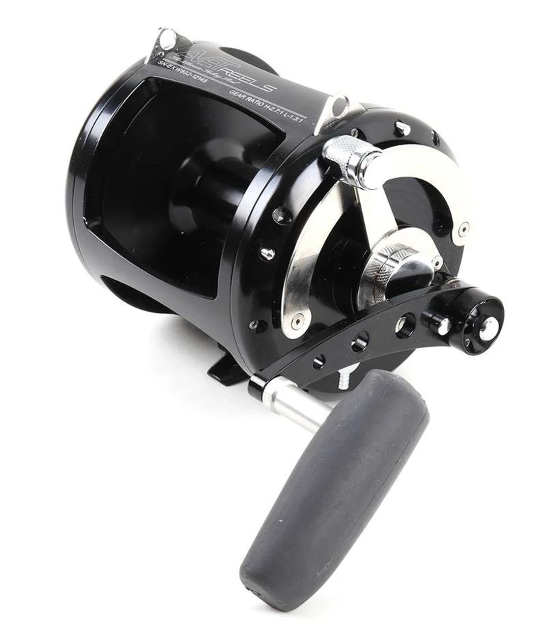 Avet EXW 80/2 Two-Speed Lever Drag Big Game Reel Black 3 Avet EXW 80/2 Two-Speed Lever Drag Big Game Reel Black