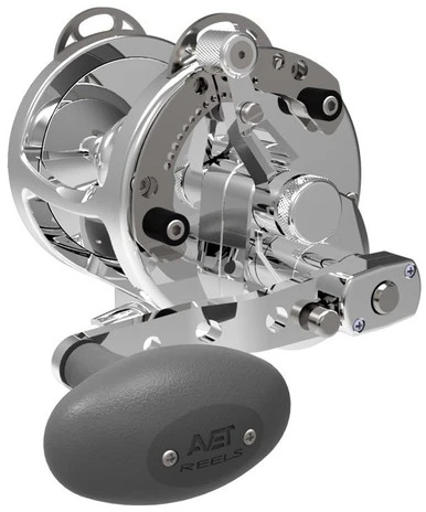 Avet HXW 5/2 2-Speed Lever Drag Casting Reel Silver - Left-Hand 3 Avet HXW 5/2 2-Speed Lever Drag Casting Reel Silver - Left-Hand