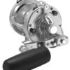 Avet HXW Raptor 3-Speed Lever Drag Casting Reel - Silver -Fishing Gear Store avet hxw three speed raptor lever drag casting reel silver 57305.1650775780.386.513