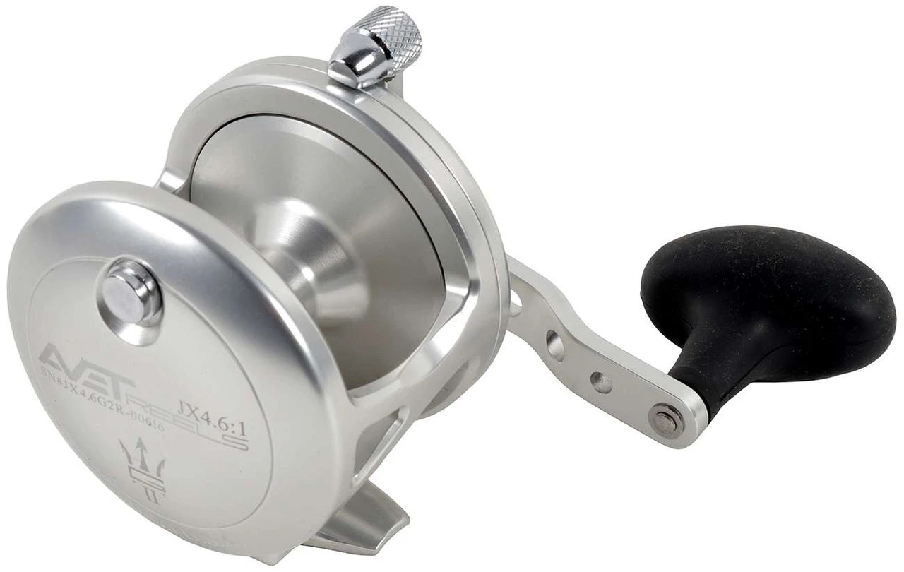 Avet JX 4.6 G2 NGP Single Speed Reel - Silver (No Glide Plate) 5 Avet JX 4.6 G2 NGP Single Speed Reel - Silver (No Glide Plate) - Image 3