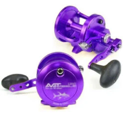 Avet LX 6.3 MC Raptor 2-Speed Lever Drag Casting Reel Purple