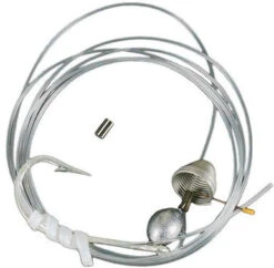 Blue Water Candy Naked Fluorocarbon Ballyhoo Rigs