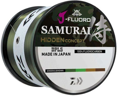 Daiwa J-Fluoro Samurai Hidden Concept Fluorocarbon Line 12lb - 1000yd 3 Daiwa J-Fluoro Samurai Hidden Concept Fluorocarbon Line 12lb - 1000yd
