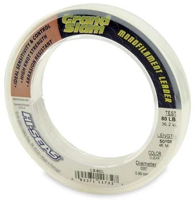Hi-Seas Grand Slam Leader 50 Yd Coil Clear 3 Hi-Seas Grand Slam Leader 50 Yd Coil Clear