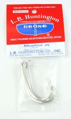 L.B. Huntington Drone Spoon Replacement Hooks -Fishing Gear Store lb huntington drone spoon replacement hooks 25575.1651111996