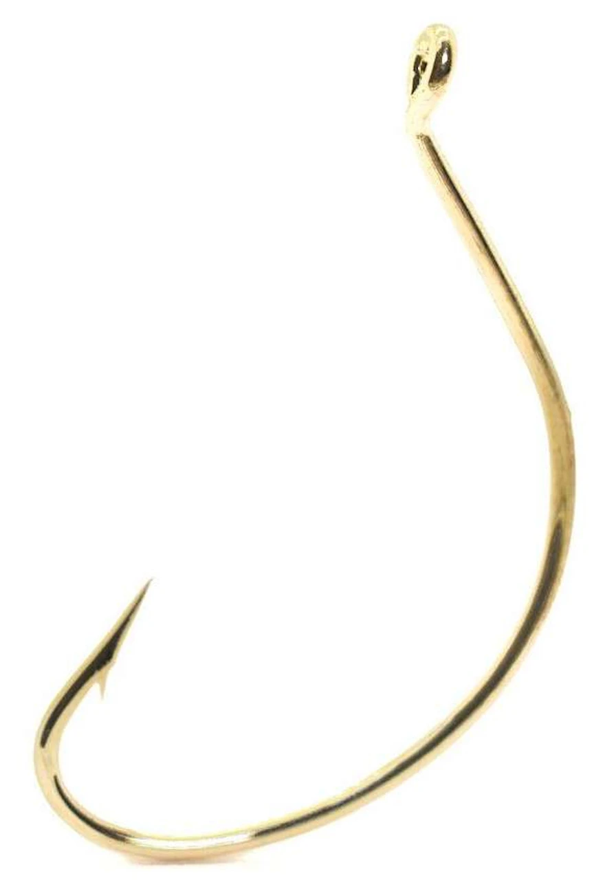Mustad 37162 Gold Wide Gap English Bait Hooks 3 Mustad 37162 Gold Wide Gap English Bait Hooks