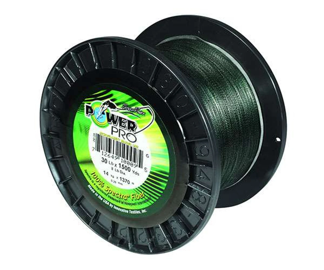 Power Pro PowerPro Braided Spectra Fiber Fishing Line Moss Green 150 Yds. 4 Power Pro PowerPro Braided Spectra Fiber Fishing Line Moss Green 150 Yds. - Image 2