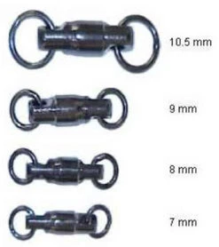 Quick Rig Sea Buoy Pro DWE 640 Aussie BB Swivel 10.5mm Black 4 Pack 5 Quick Rig Sea Buoy Pro DWE 640 Aussie BB Swivel 10.5mm Black 4 Pack -Fishing Gear Store quick rig sea buoy pro dwe 640 aussie ball bearing swivel 105mm black 4 pack 09370.1650816884