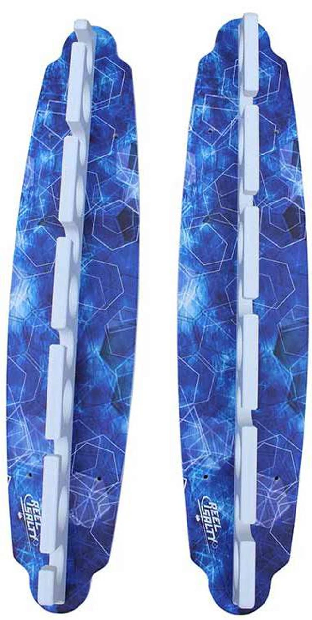 Reel Salty Waterproof 11 Fishing Rod Wall/Ceiling Rack - Deep Blue 6 Reel Salty Waterproof 11 Fishing Rod Wall/Ceiling Rack - Deep Blue - Image 4