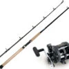 Shimano/TD Fluke/Flounder Combo -Fishing Gear Store shimano trn100g triton graphite levelwind reel tackledirect tdssc701mht silver hook rod combo 34576.1651002630.386.513