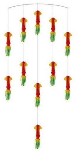 Squidnation 36in Spreader Bar With 9in Mauler Squid Green