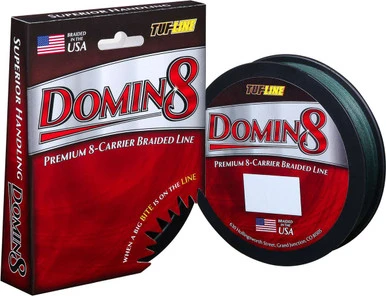 TUF-LINE DM15150GN DOMIN8 Braided Line - 15 Lb. - 150 Yd. - Green 3 TUF-LINE DM15150GN DOMIN8 Braided Line - 15 Lb. - 150 Yd. - Green
