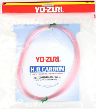 Yo-Zuri HD Fluorocarbon Leader 100yd Coils - Pink 3 Yo-Zuri HD Fluorocarbon Leader 100yd Coils - Pink